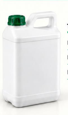 5 L HDPE Upright Foil-Seal Jerry Can — 63 mm