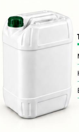 20 L HDPE Bucket — Catalog Model