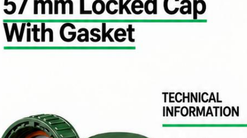 57 mm PP Lock-Closure Gasket Cap