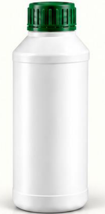 1 L HDPE Euro Foil-Seal Bottle